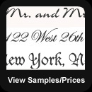 View Calligraphy Samples and Pricing