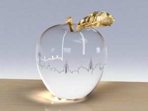 glass apple